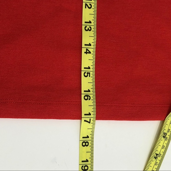 Silence + Noise Orange Bodycon Pull On Skirt L - Picture 7 of 7